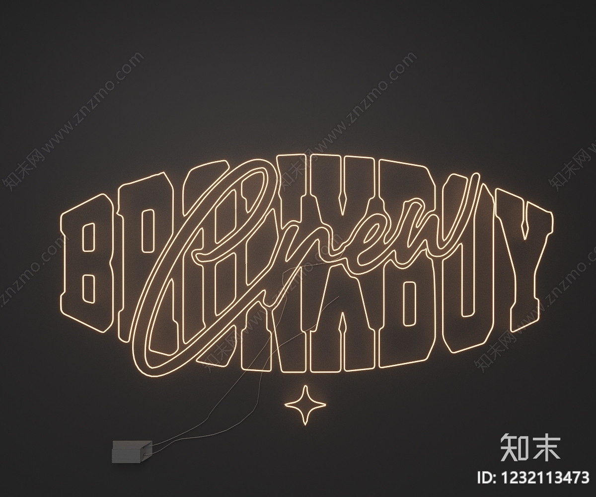 复古立体LOGOSU模型下载【ID:1232113473】