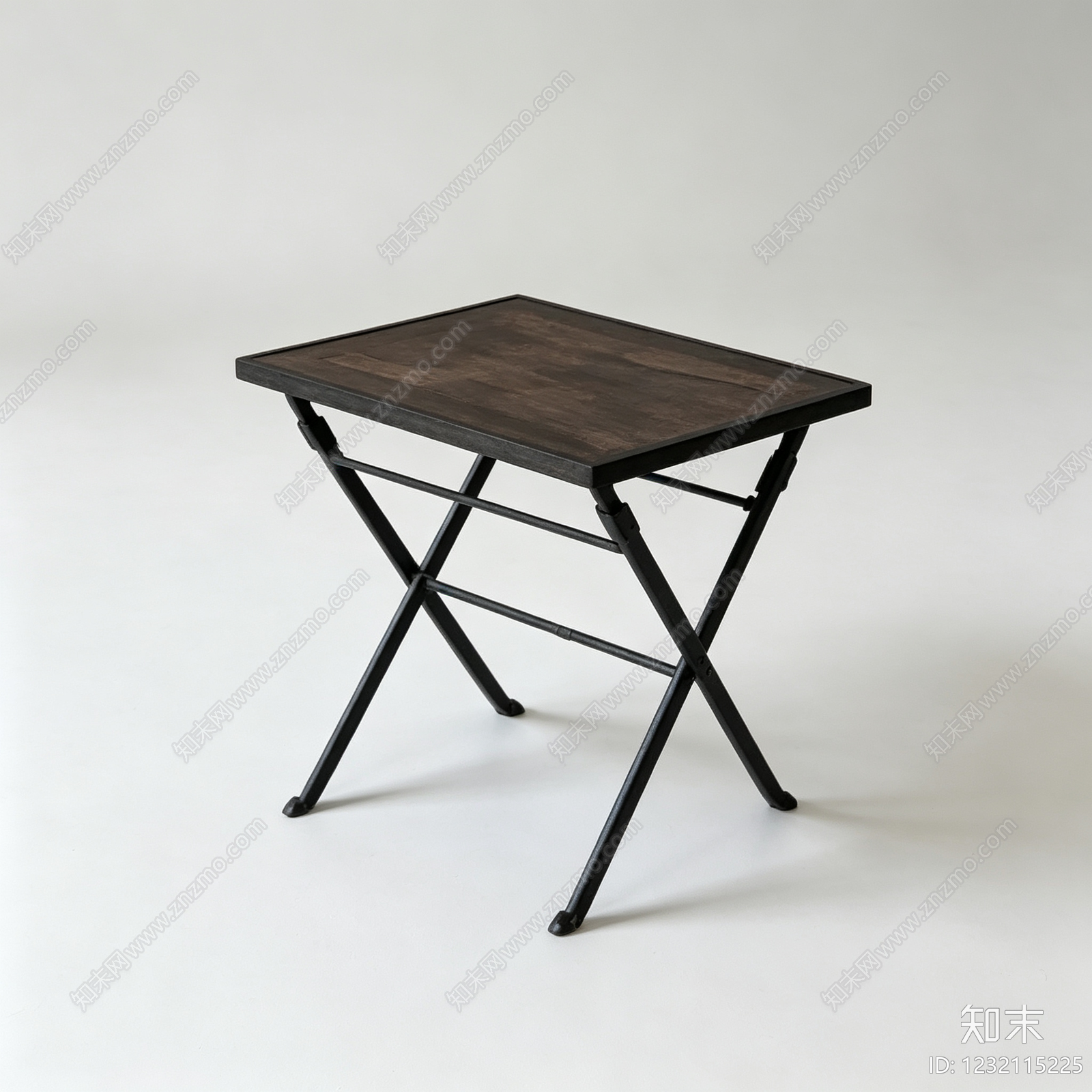 工业风边几3D模型下载【ID:1232115225】