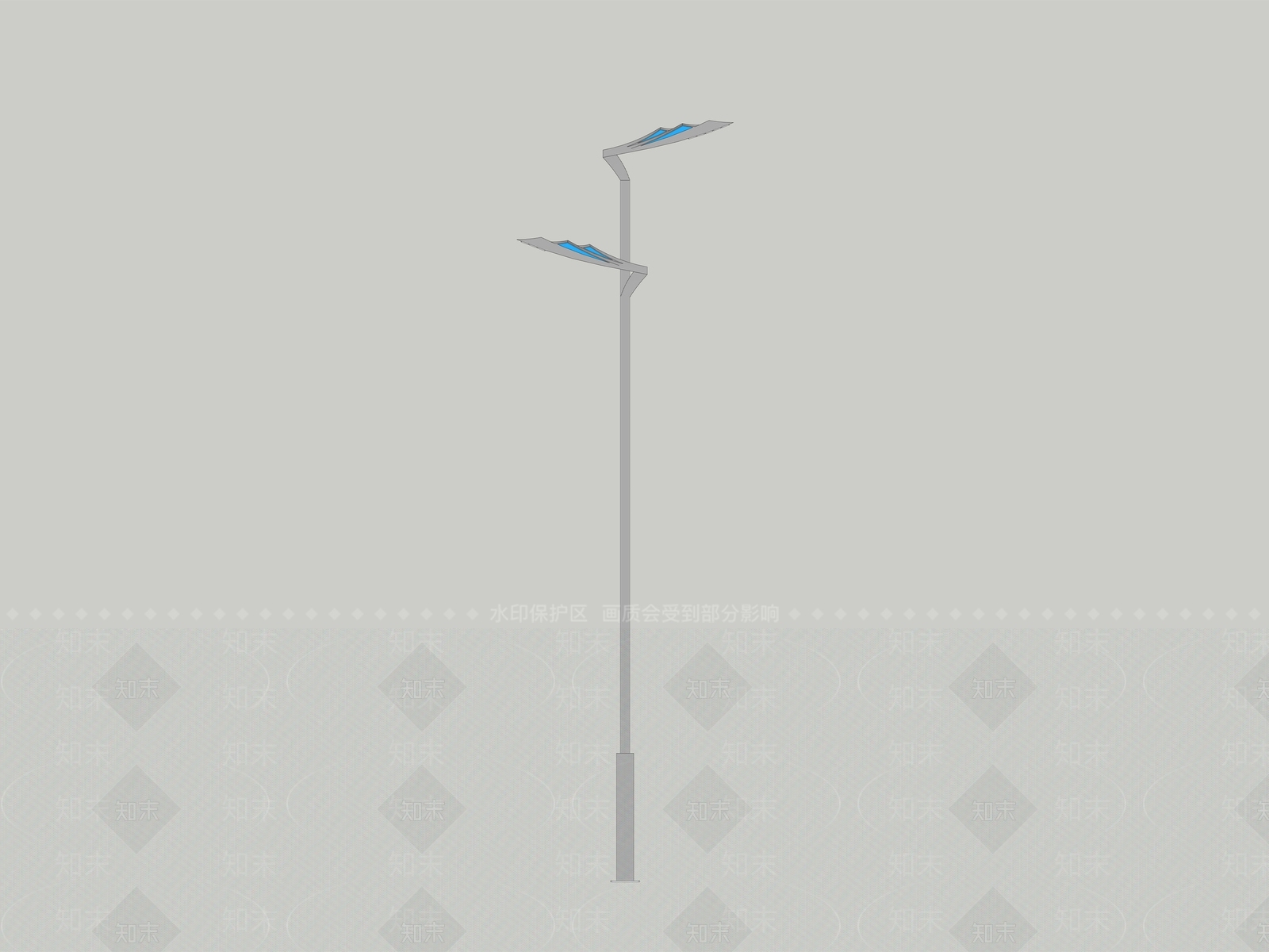 现代景观灯SU模型下载【ID:1232121839】