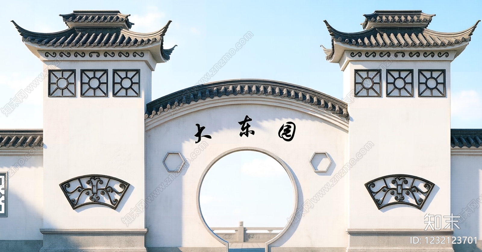 门头cad施工图下载【ID:1232123701】