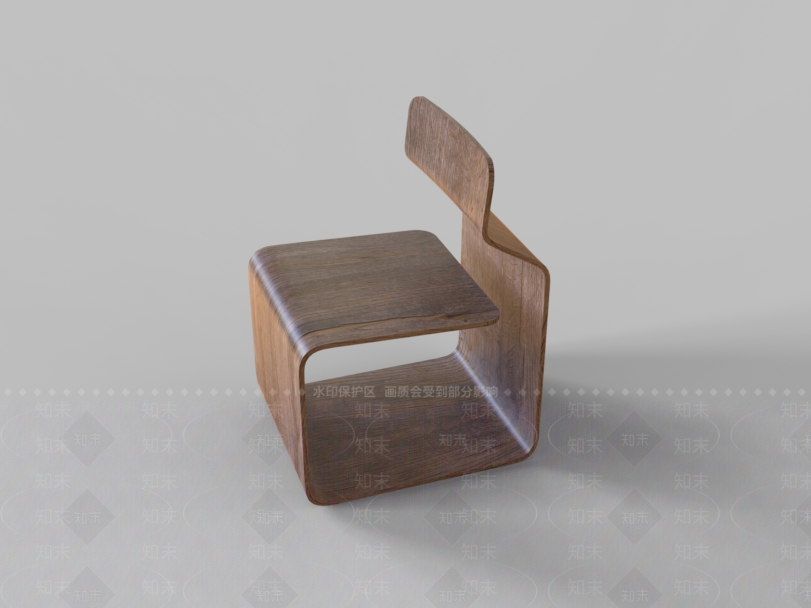 极简休闲椅3D模型下载【ID:1232126277】