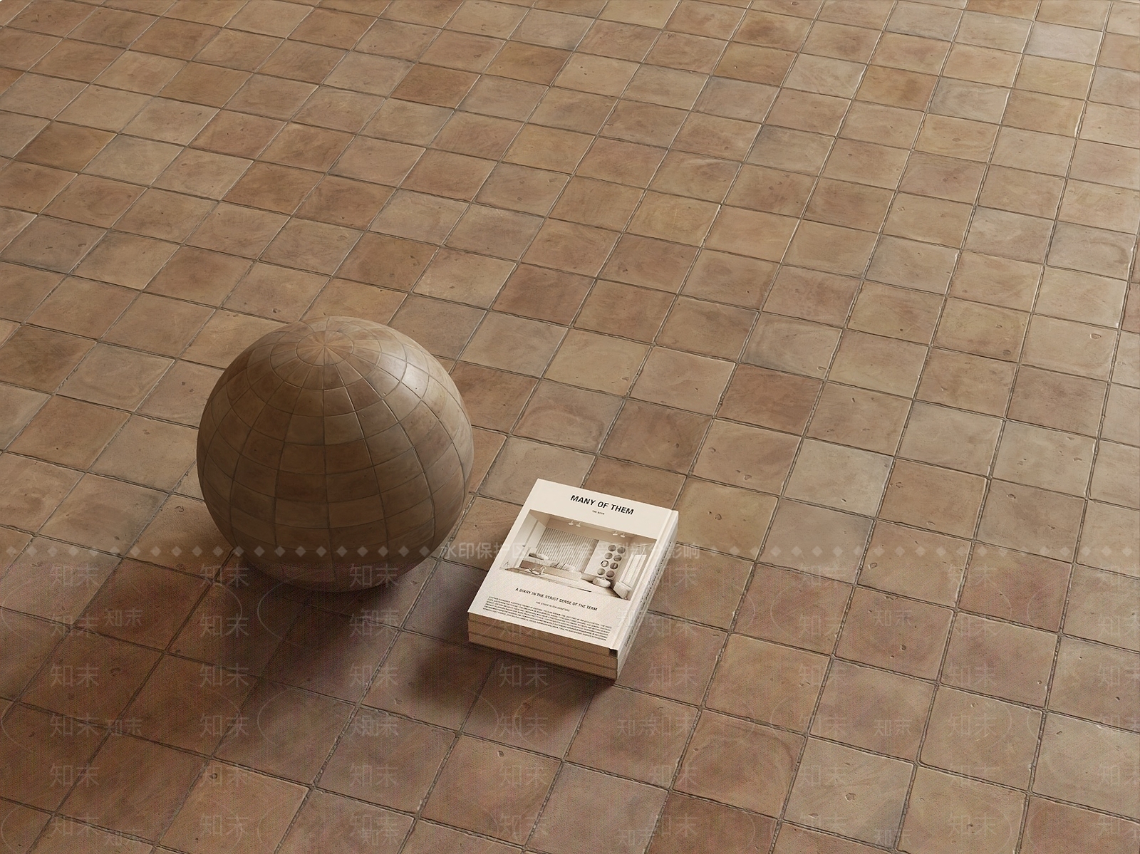 侘寂地砖3D模型下载【ID:1232126938】