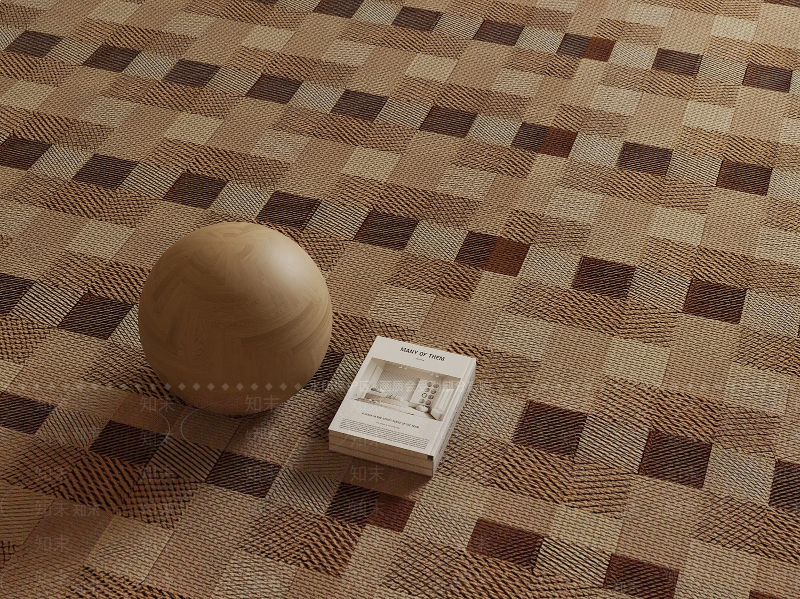 原木风地板3D模型下载【ID:1232127293】