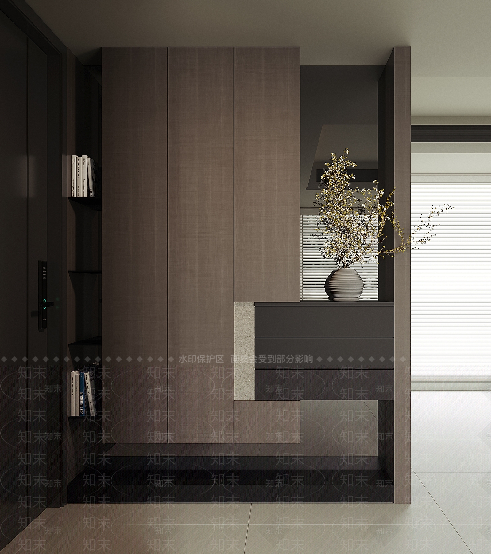 意式极简鞋柜3D模型下载【ID:1232127791】