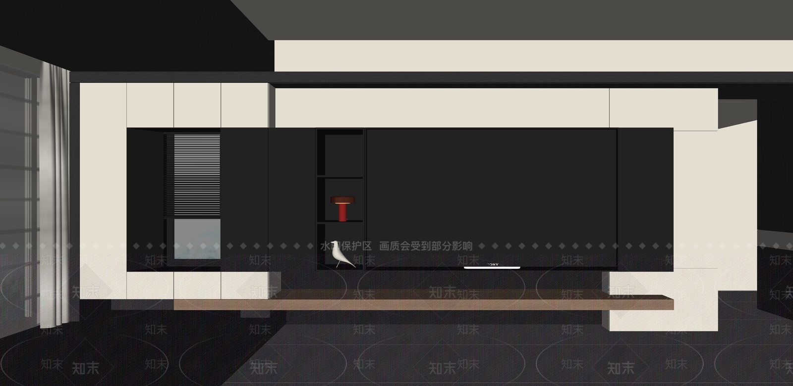 意式极简背景墙SU模型下载【ID:1232127926】