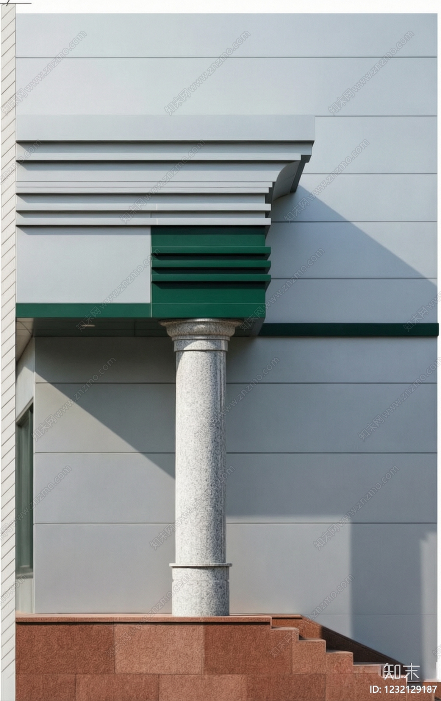 办公楼建筑cad施工图下载【ID:1232129187】