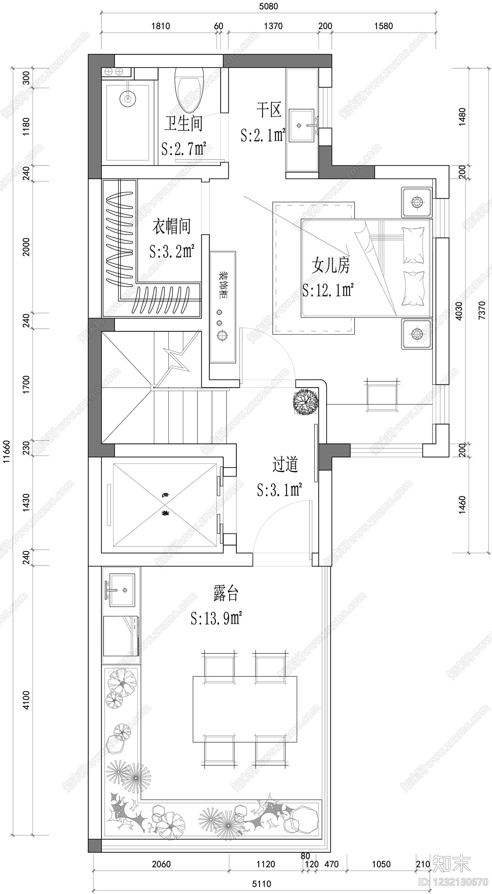 别墅cad施工图下载【ID:1232130670】