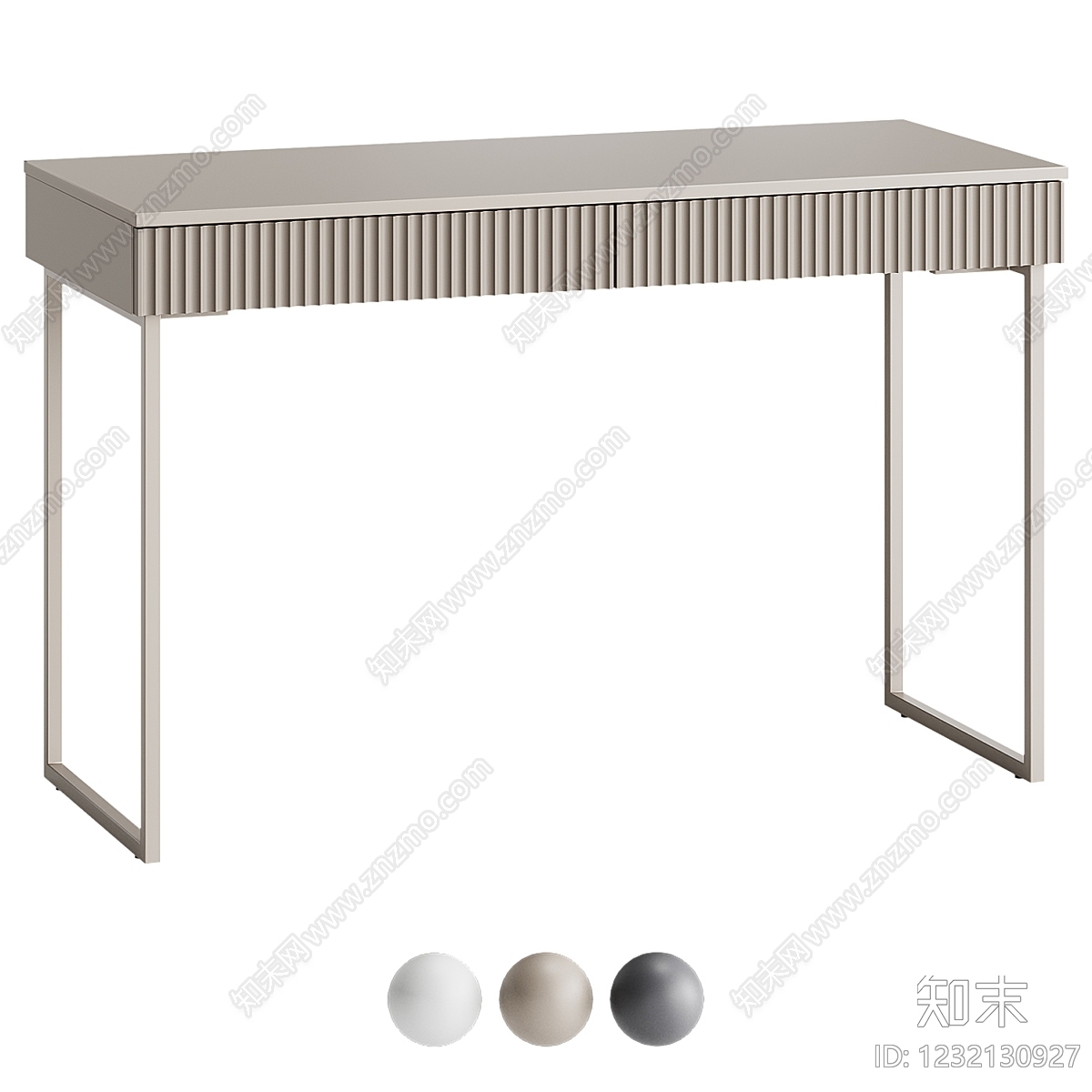 意式极简书桌3D模型下载【ID:1232130927】