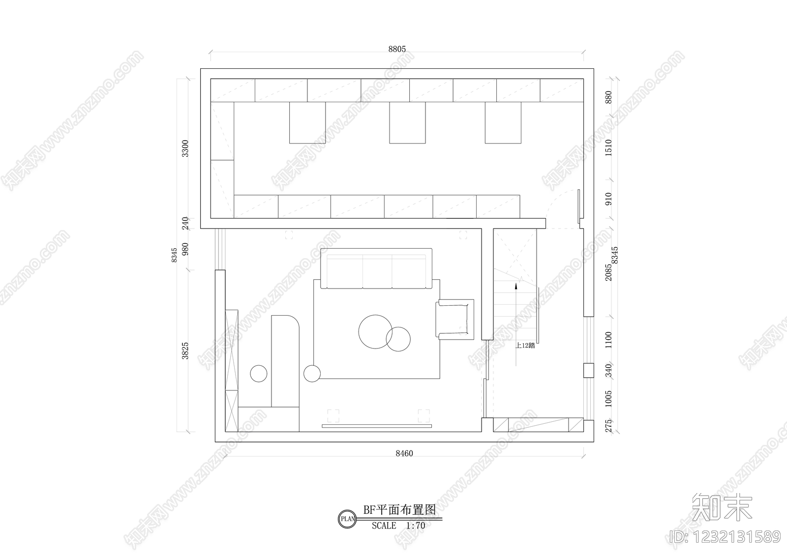 别墅cad施工图下载【ID:1232131589】