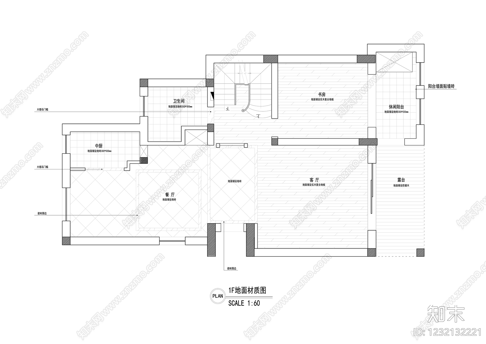 大平层cad施工图下载【ID:1232132221】