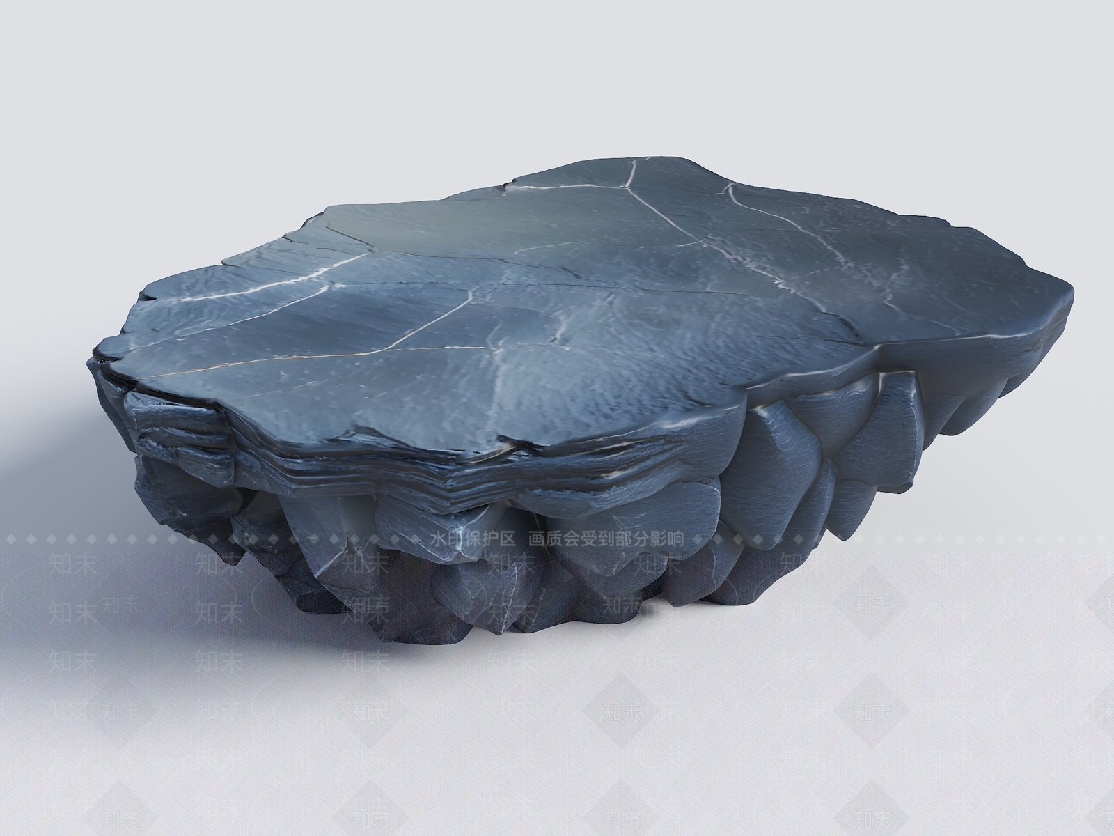 侘寂茶几3D模型下载【ID:1232132315】