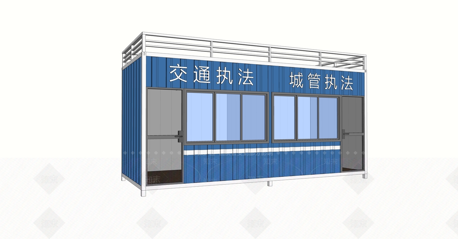 工业风小公建SU模型下载【ID:1232134468】