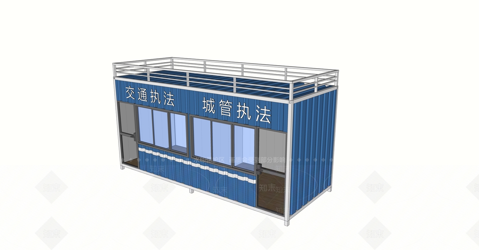 工业风小公建SU模型下载【ID:1232134468】