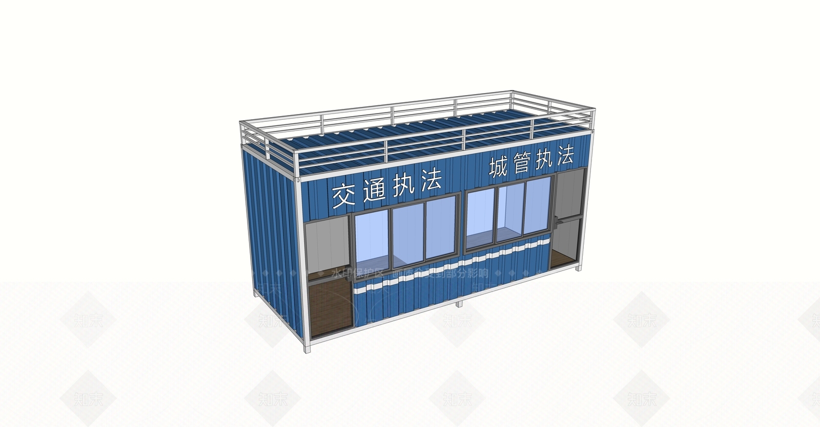工业风小公建SU模型下载【ID:1232134468】