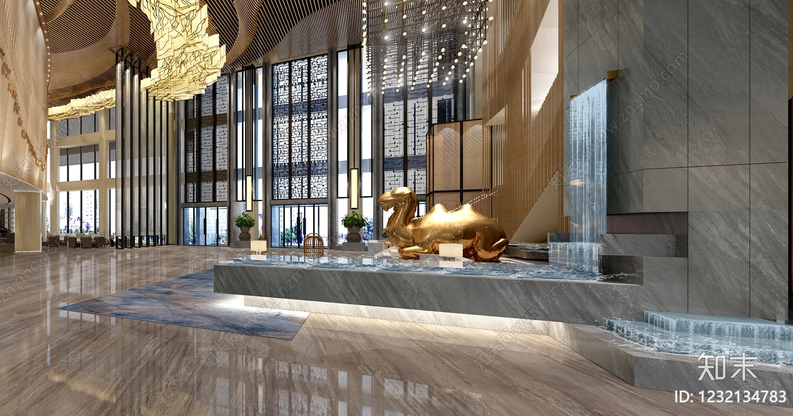 跌水景观cad施工图下载【ID:1232134783】