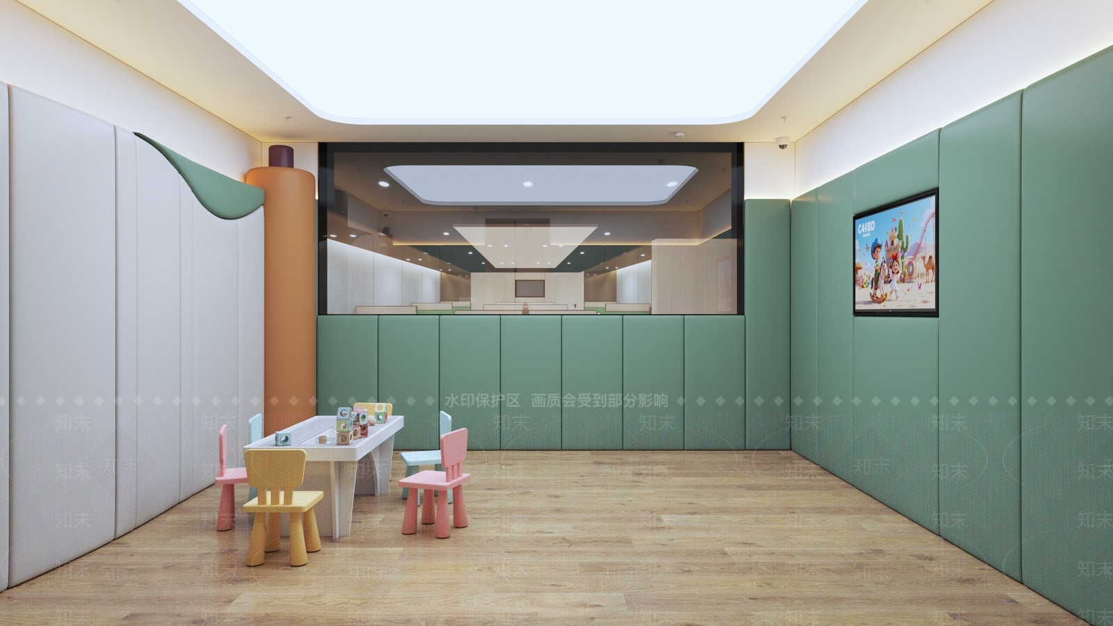 现代简约儿童乐园3D模型下载【ID:1232135987】