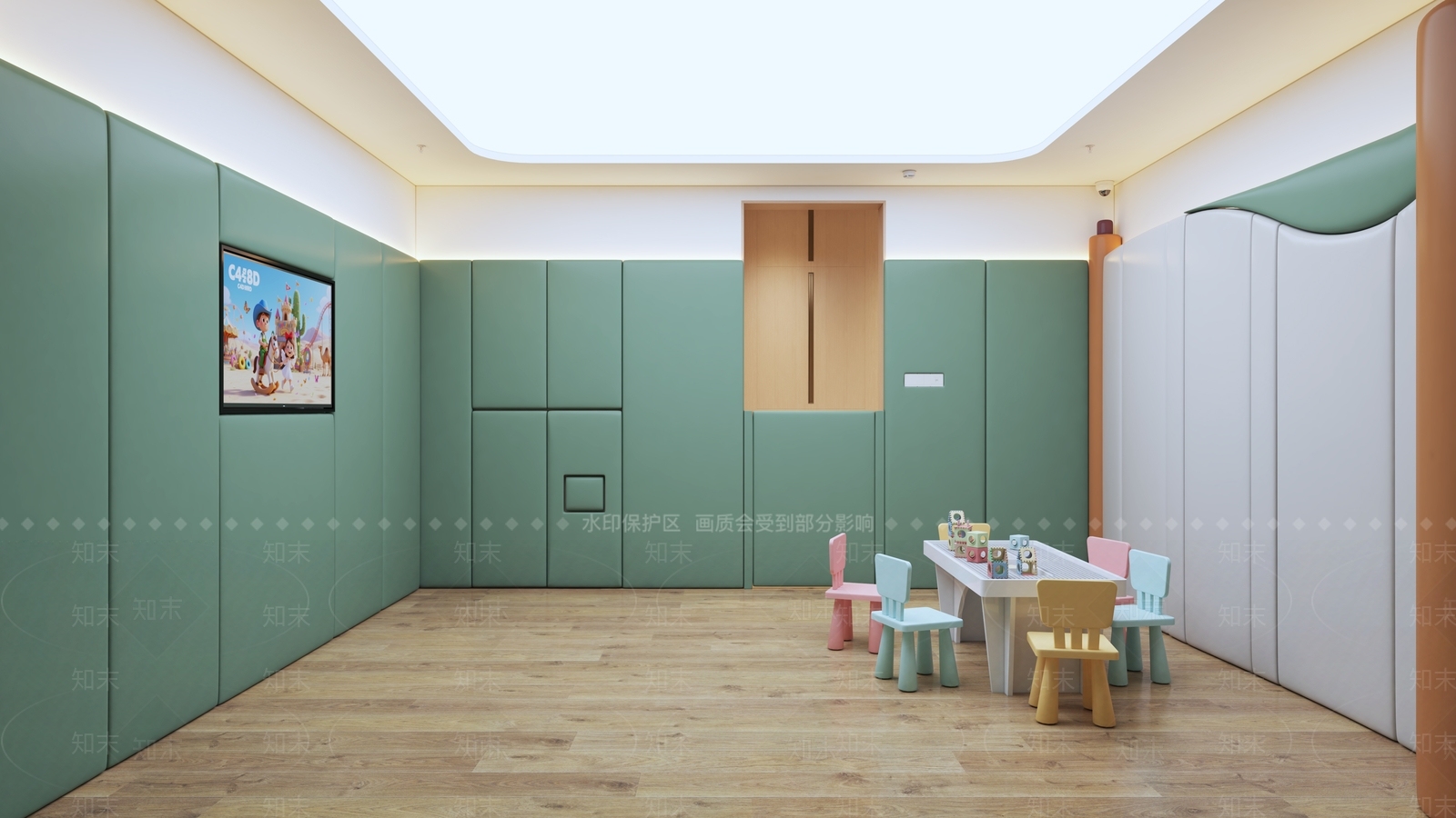 现代简约儿童乐园3D模型下载【ID:1232135987】