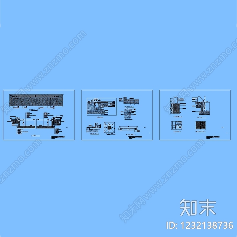 温泉度假区cad施工图下载【ID:1232138736】