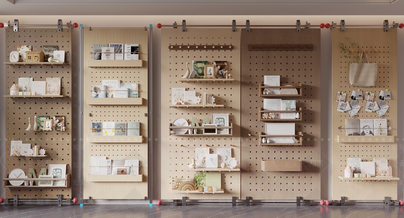 原木风文创展厅3D模型下载【ID:1232138851】