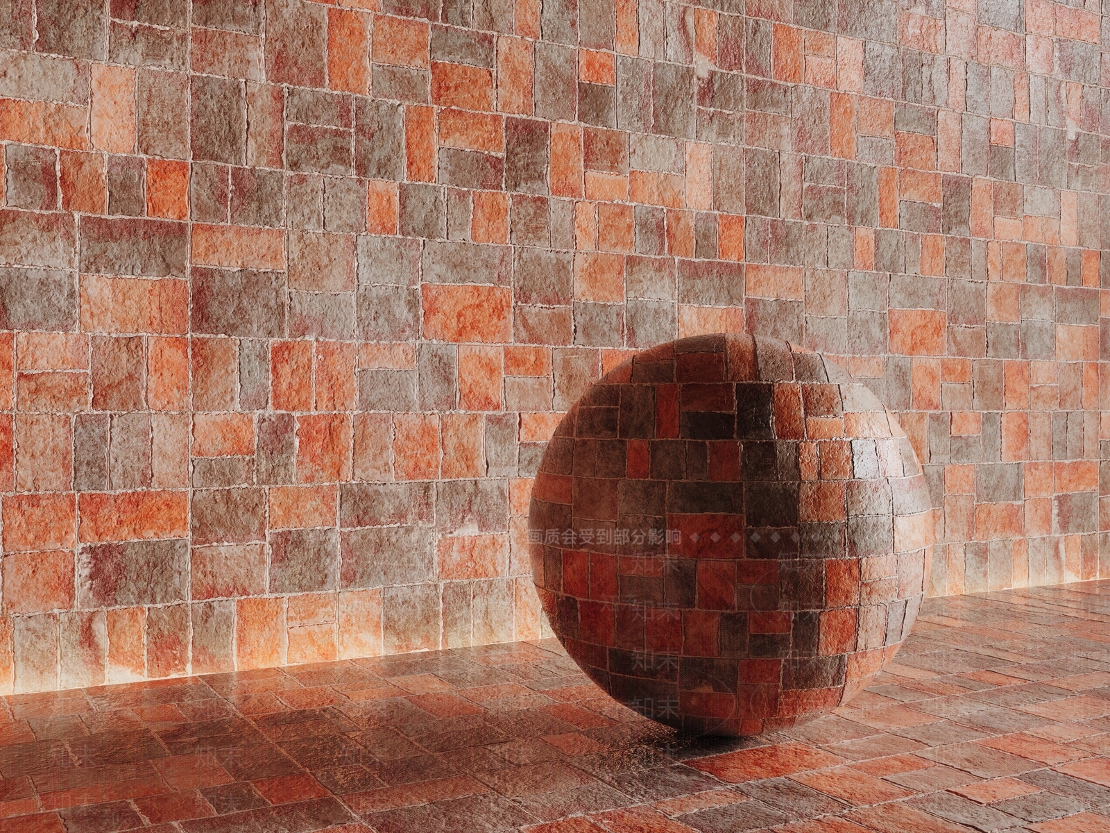 极简地砖3D模型下载【ID:1232139231】