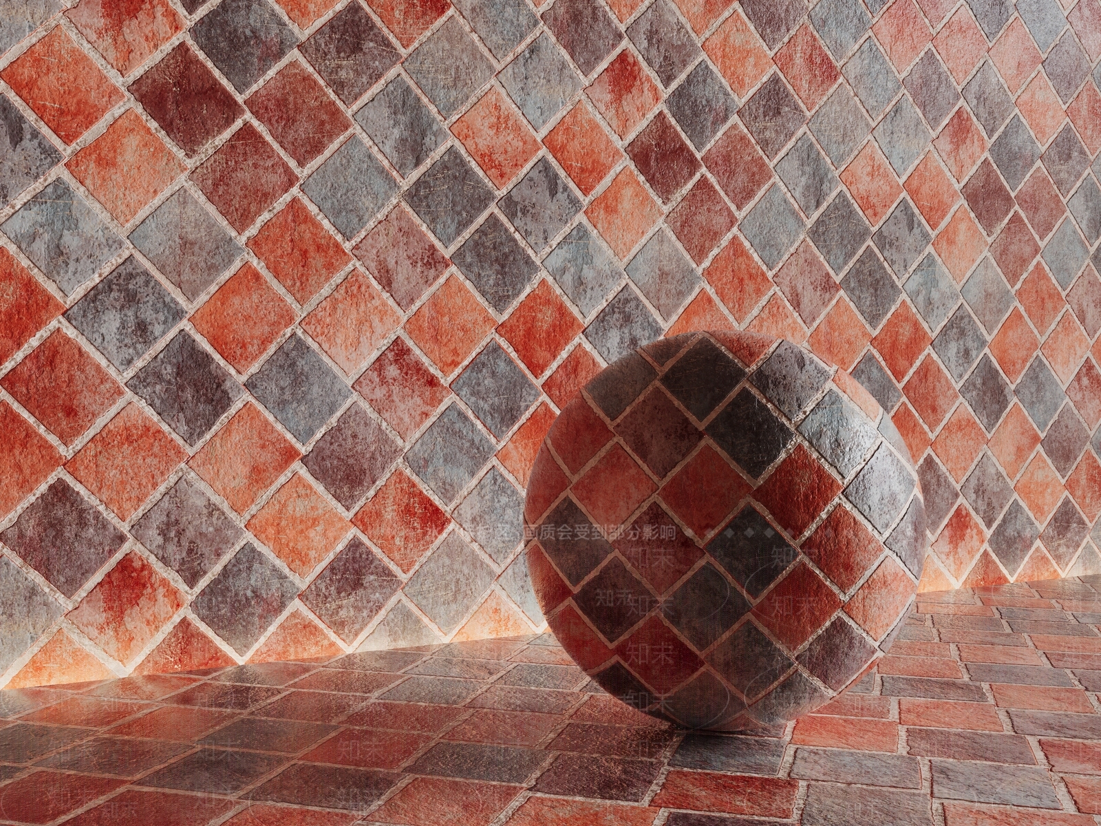 复古地砖3D模型下载【ID:1232139610】