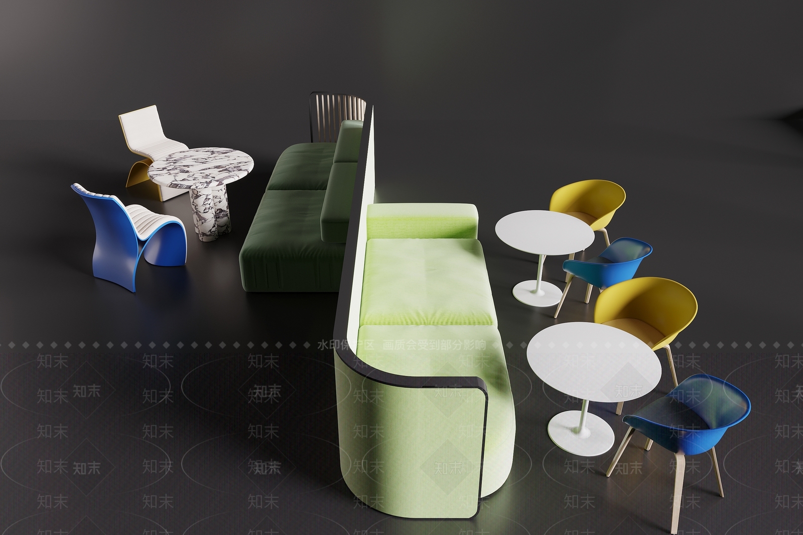 现代家居用品展厅3D模型下载【ID:1232140209】