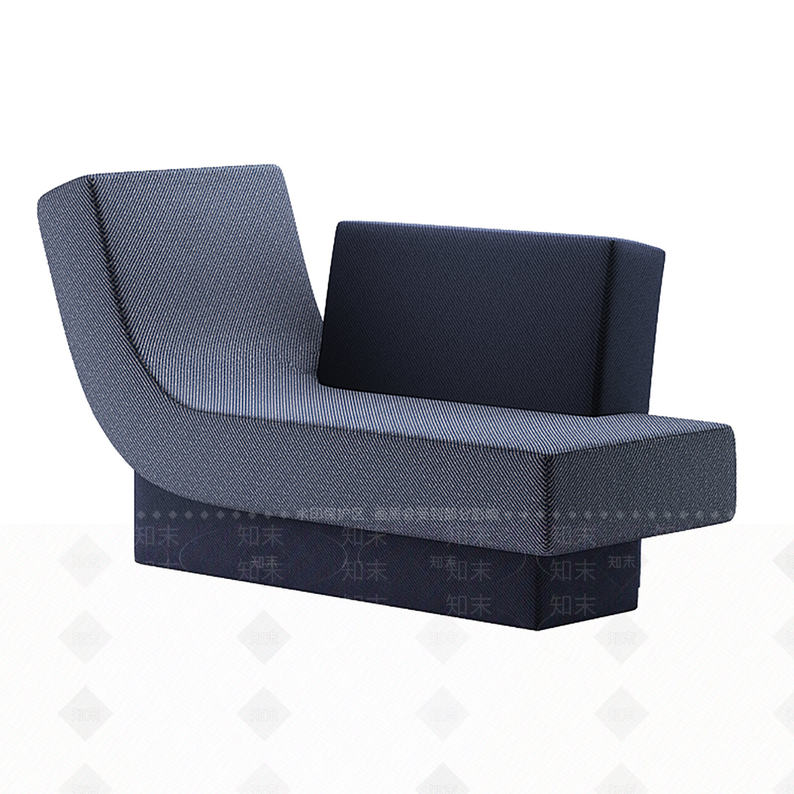 现代卡座沙发3D模型下载【ID:1232140134】
