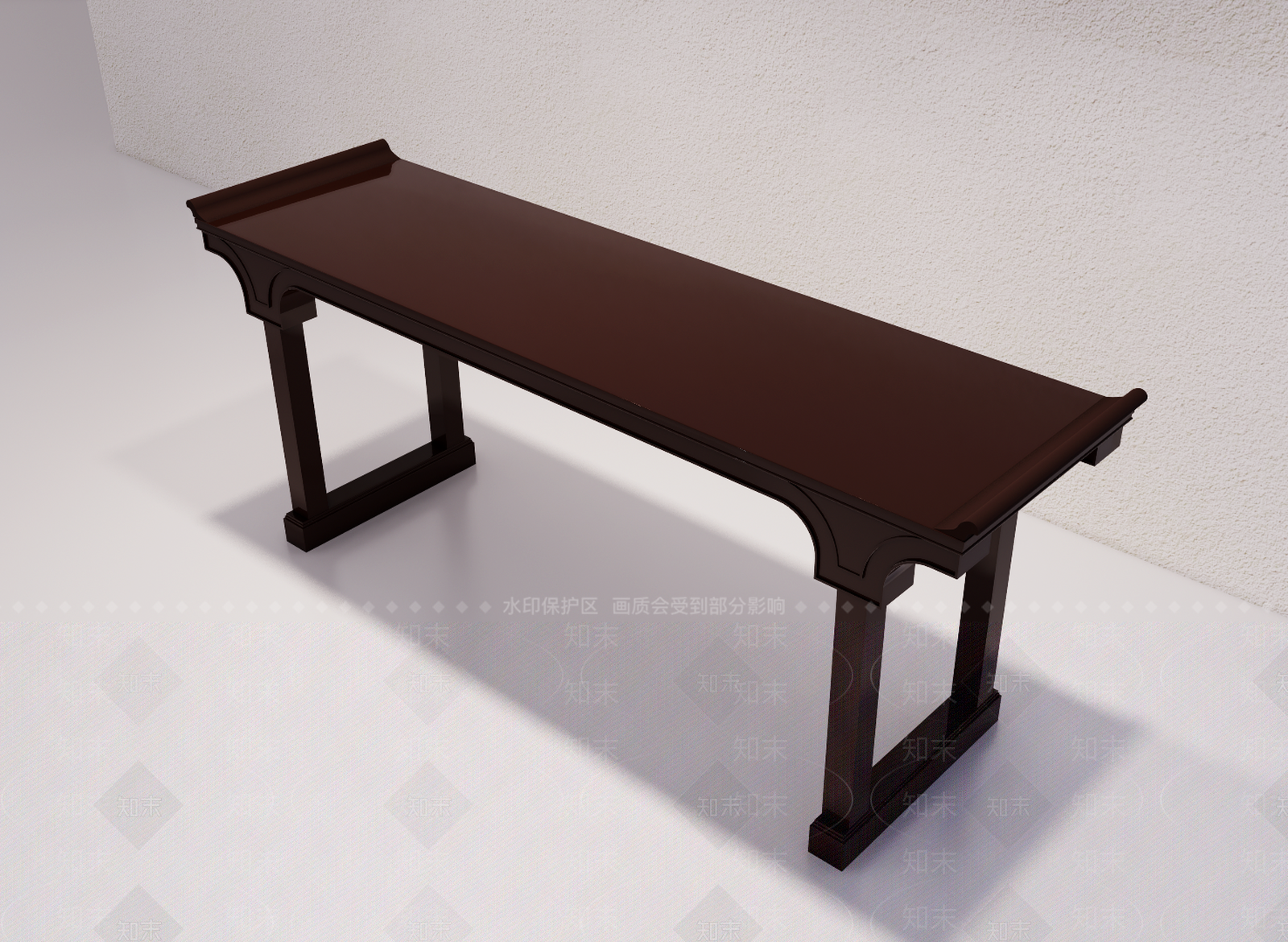 中式条案3D模型下载【ID:1232141127】