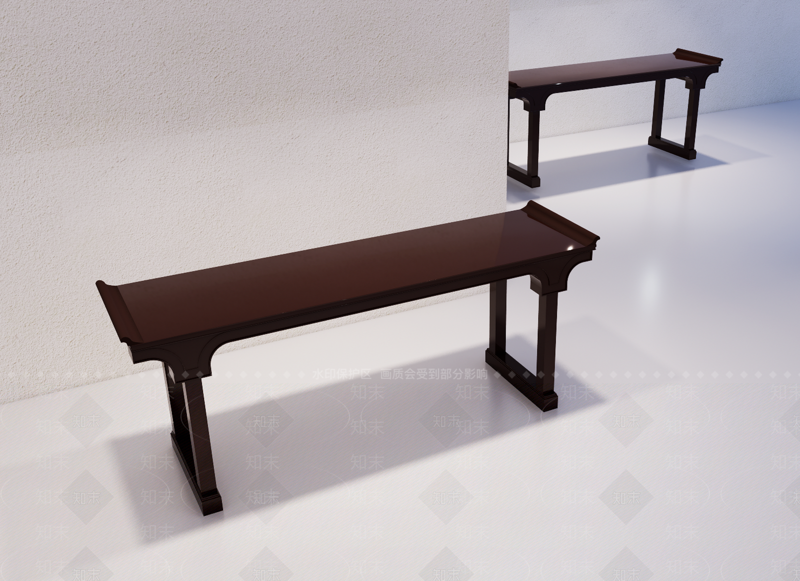 中式条案3D模型下载【ID:1232141127】