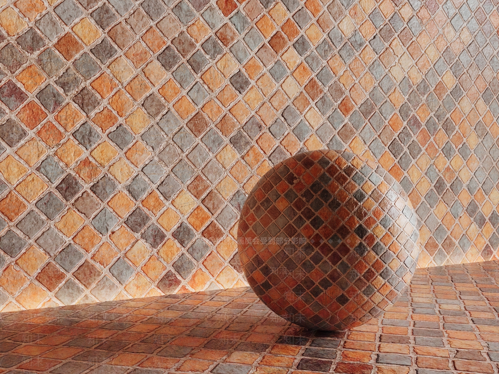 复古地砖3D模型下载【ID:1232141603】