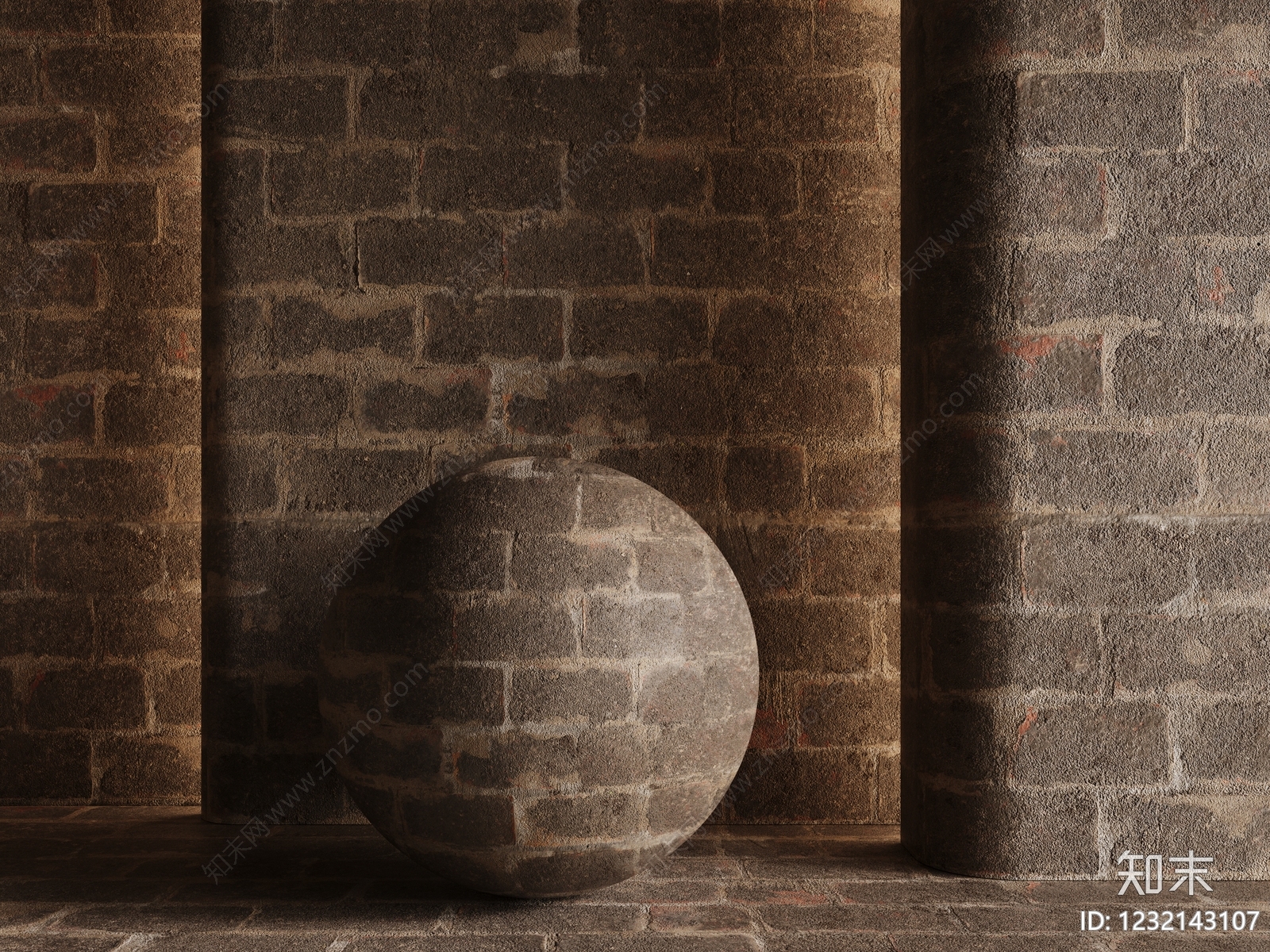侘寂砖3D模型下载【ID:1232143107】