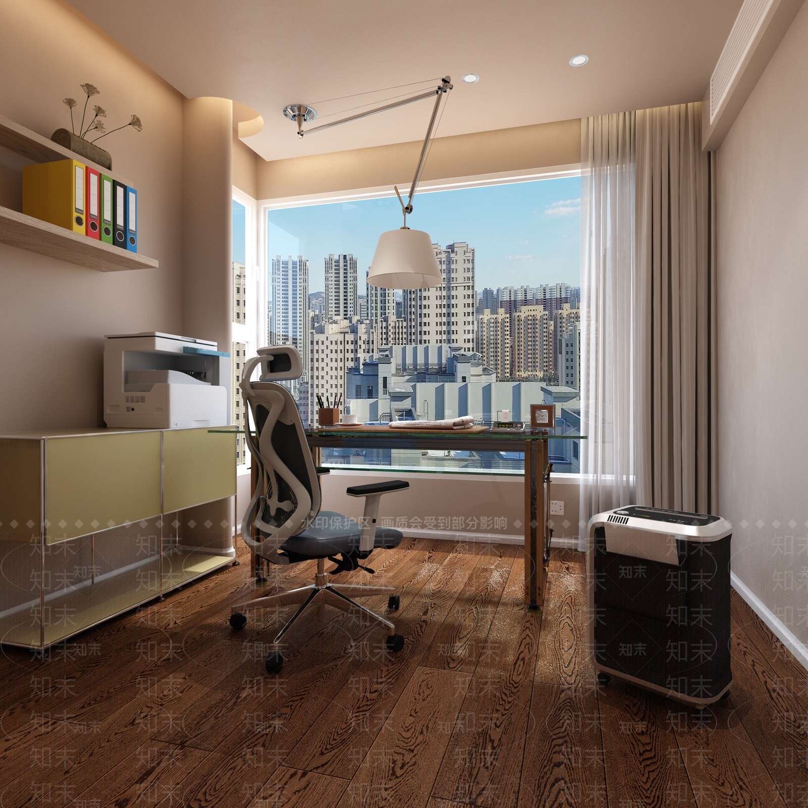 现代办公室3D模型下载【ID:1232148337】