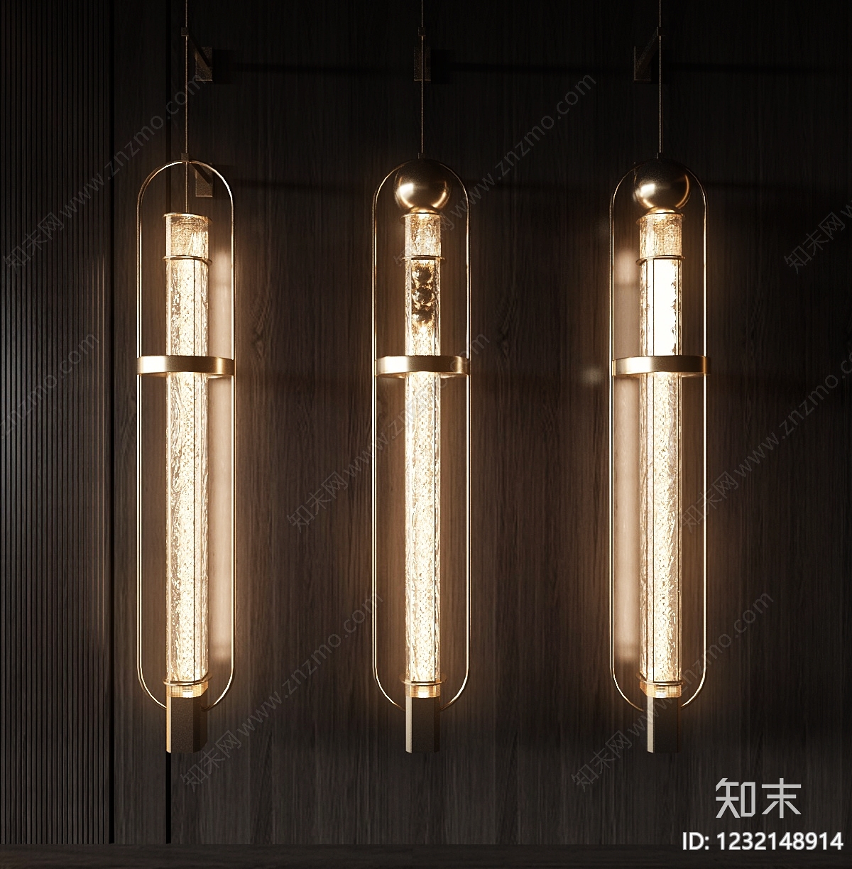 轻奢壁灯3D模型下载【ID:1232148914】