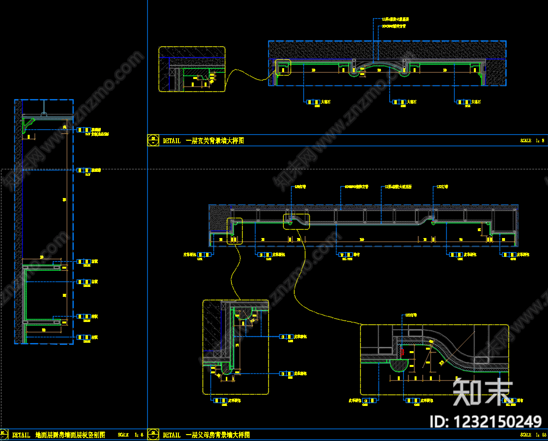 别墅cad施工图下载【ID:1232150249】