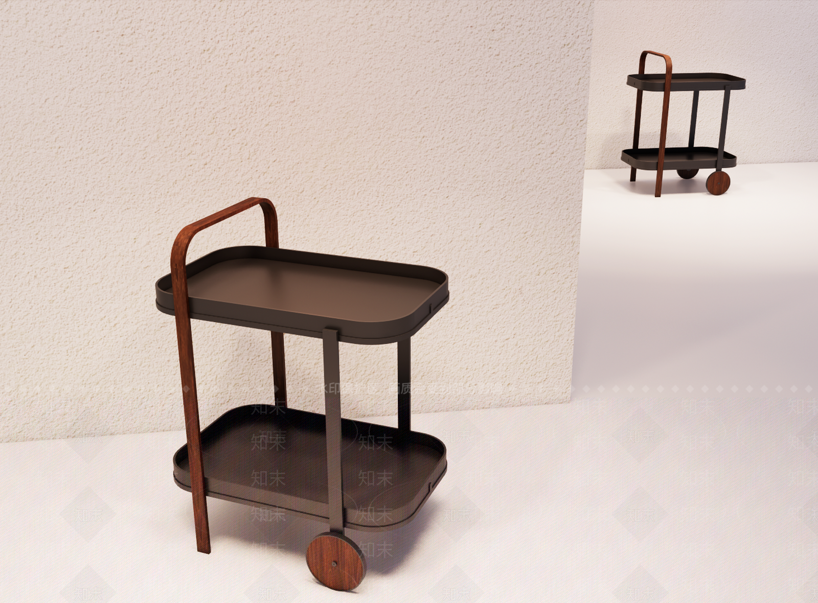 现代简约边几3D模型下载【ID:1232152405】