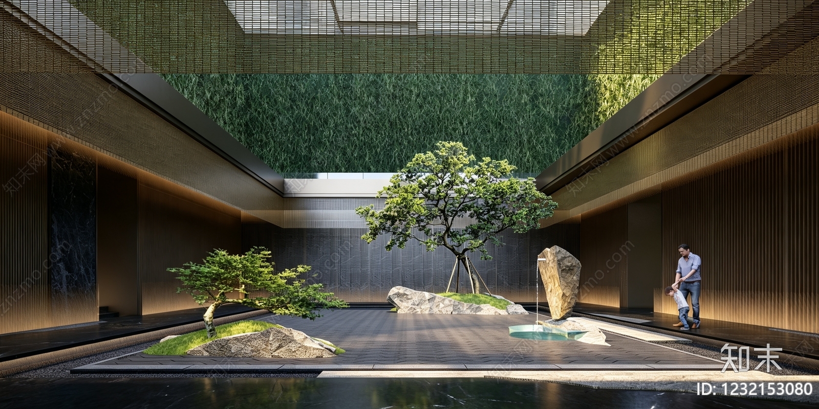 庭院cad施工图下载【ID:1232153080】
