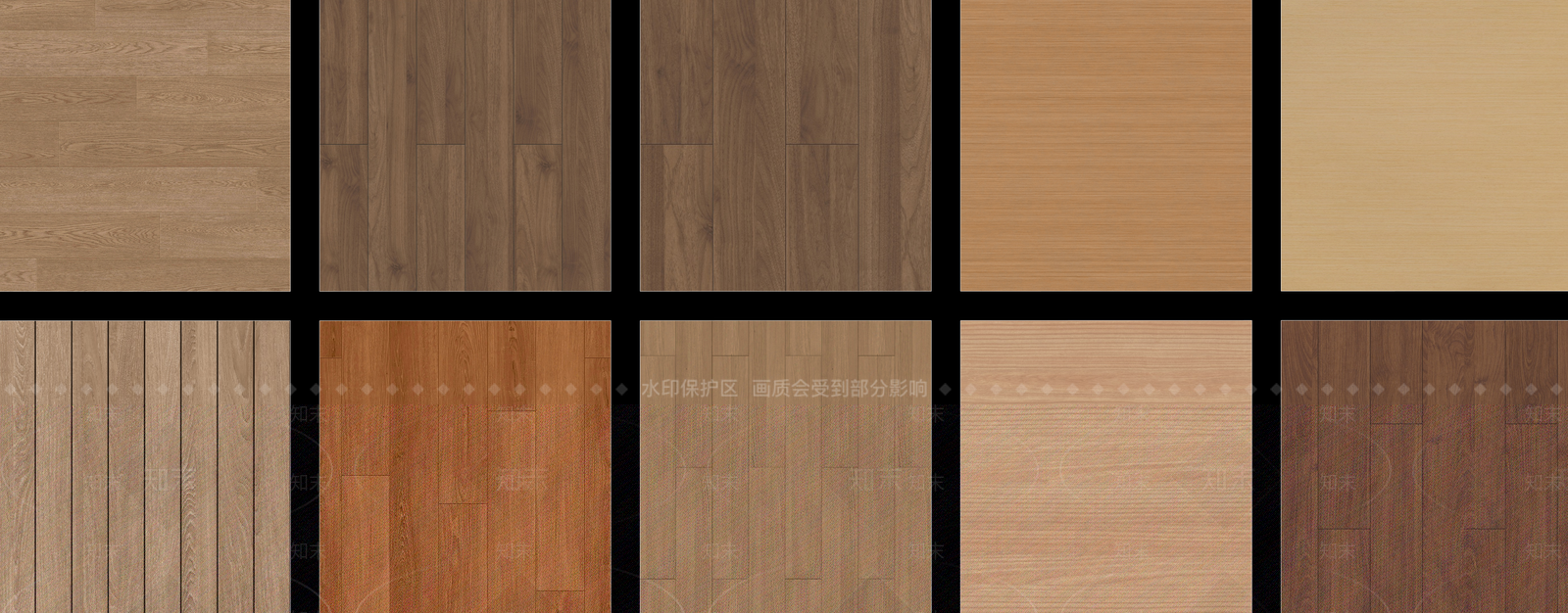 原木风地板SU模型下载【ID:1232157522】