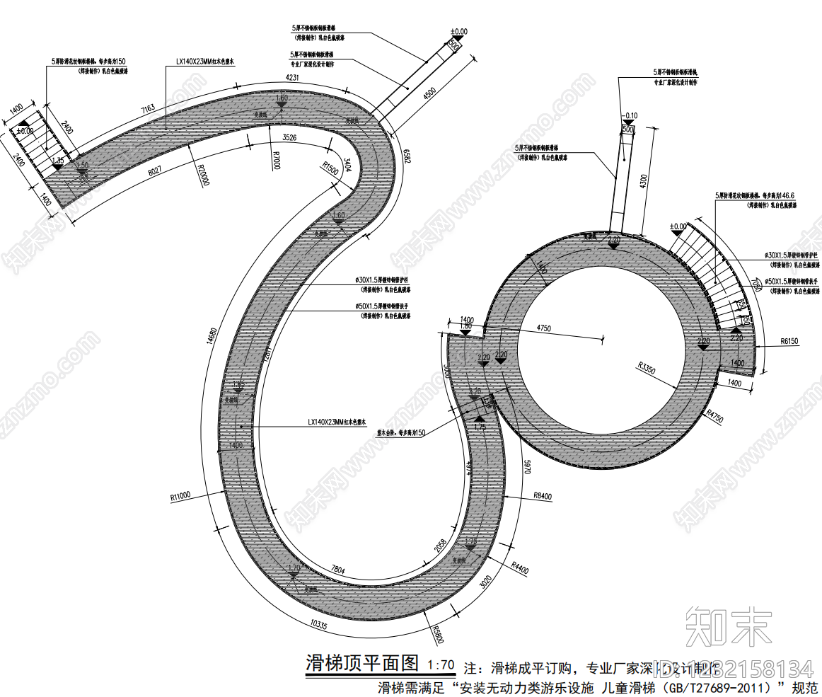 栈道cad施工图下载【ID:1232158134】