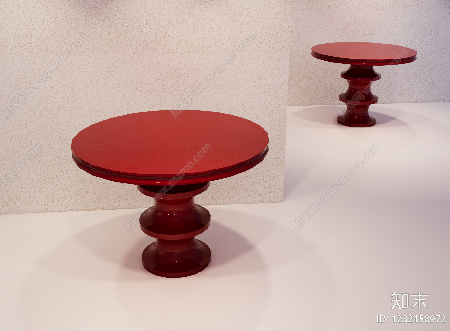 现代餐桌3D模型下载【ID:1232158972】