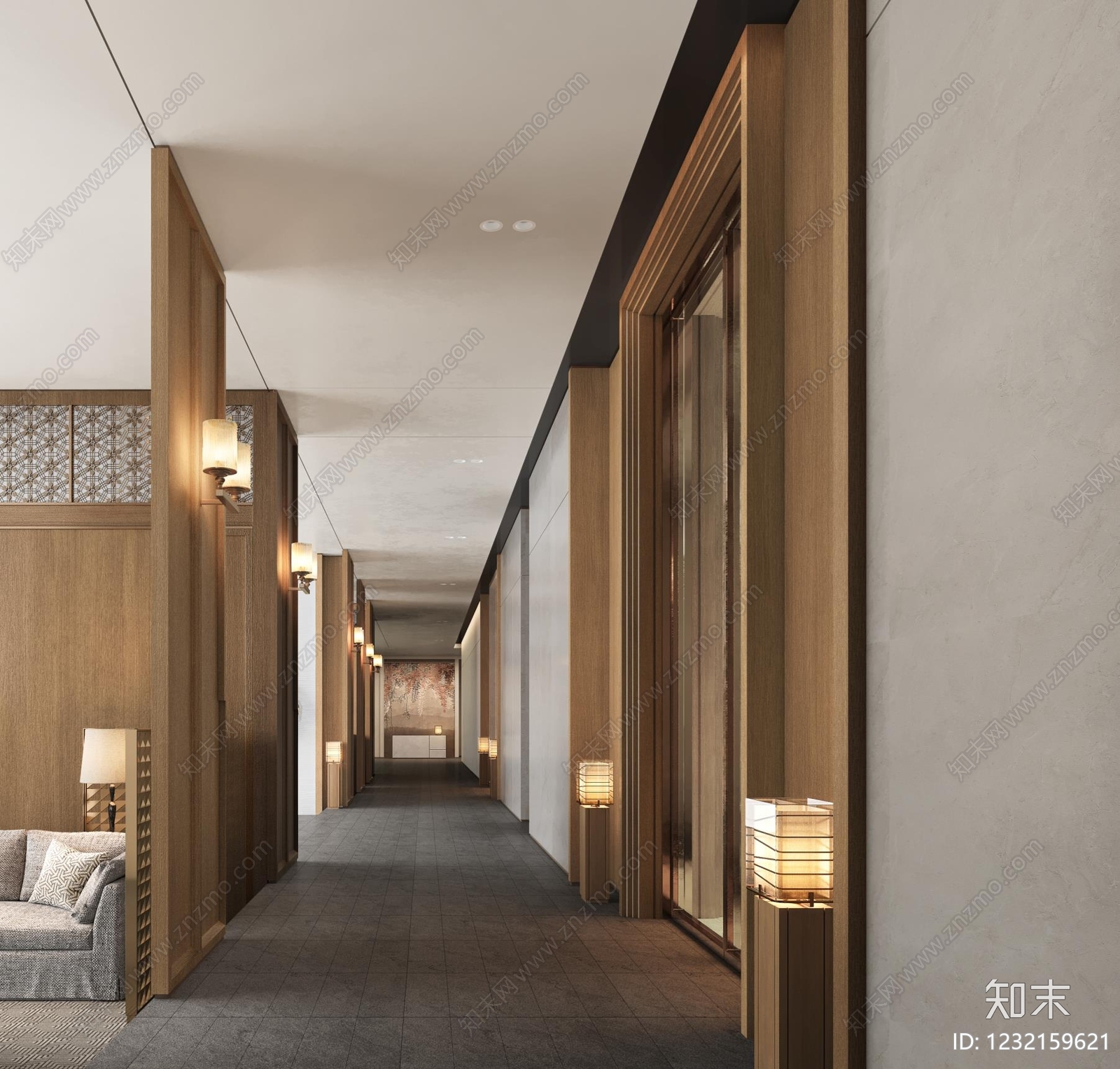售楼处cad施工图下载【ID:1232159621】