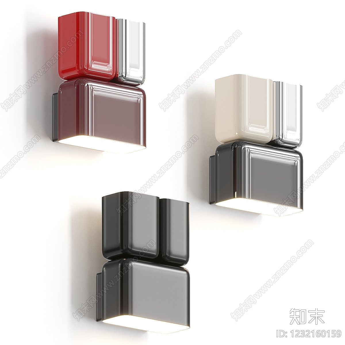 现代儿童壁灯3D模型下载【ID:1232160159】