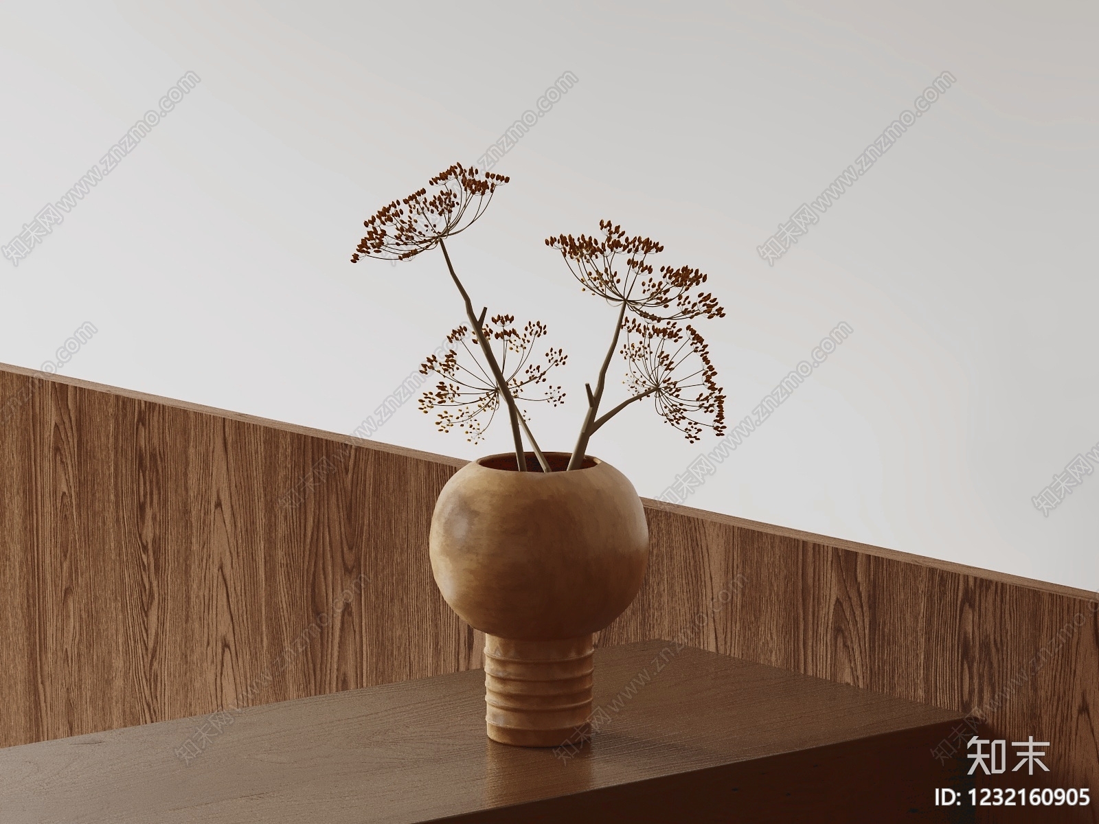 中古风花艺SU模型下载【ID:1232160905】