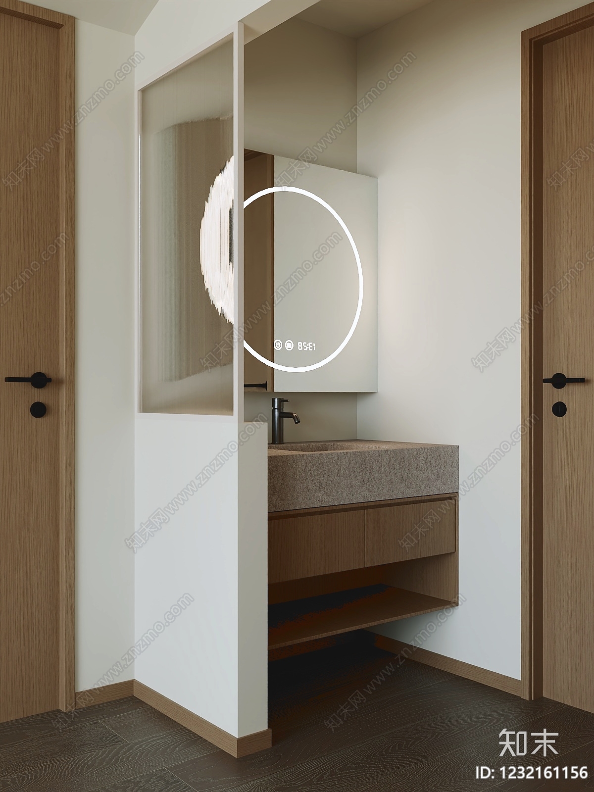 现代简约浴室柜3D模型下载【ID:1232161156】