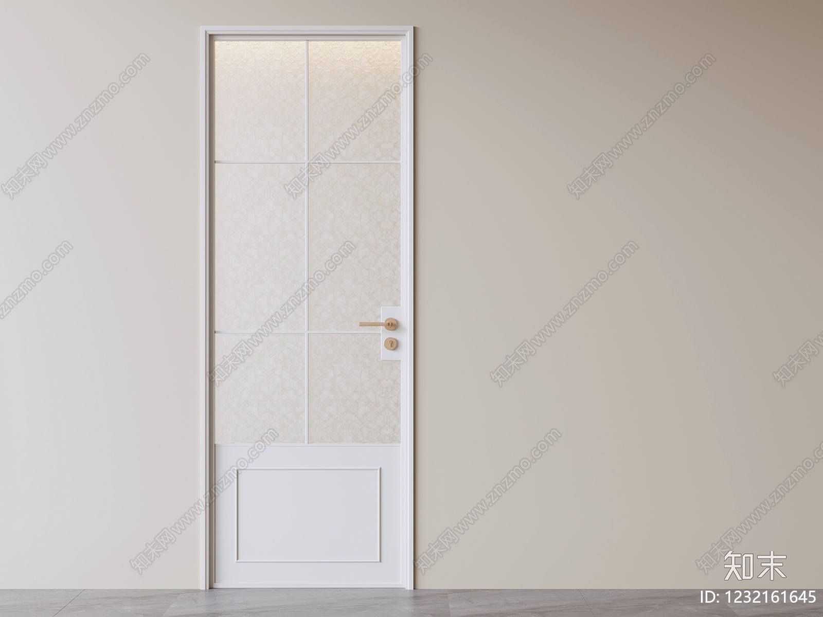 现代简约单开门3D模型下载【ID:1232161645】