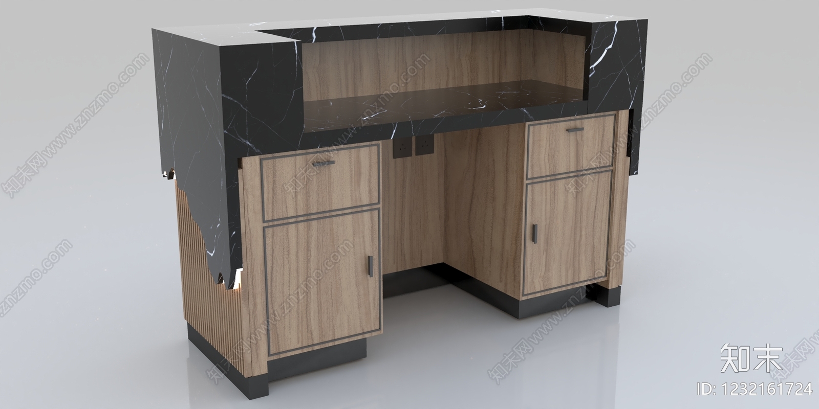 轻奢前台3D模型下载【ID:1232161724】