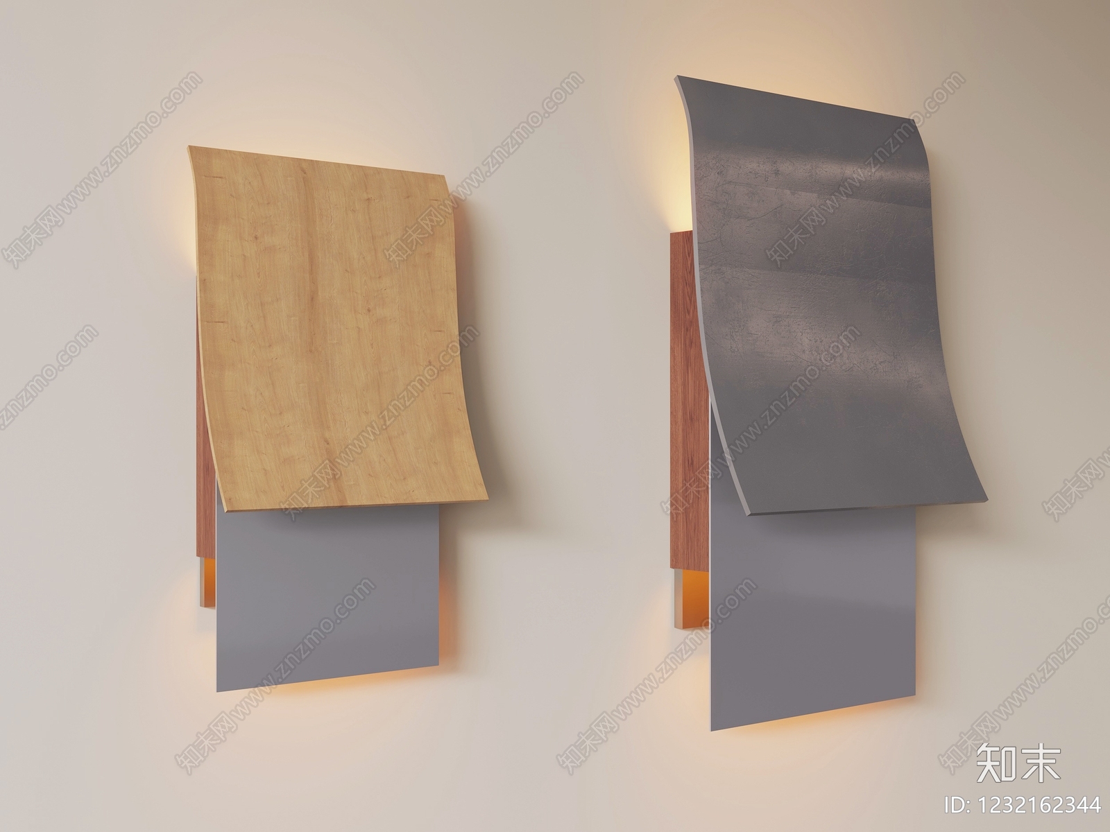 现代简约儿童壁灯3D模型下载【ID:1232162344】