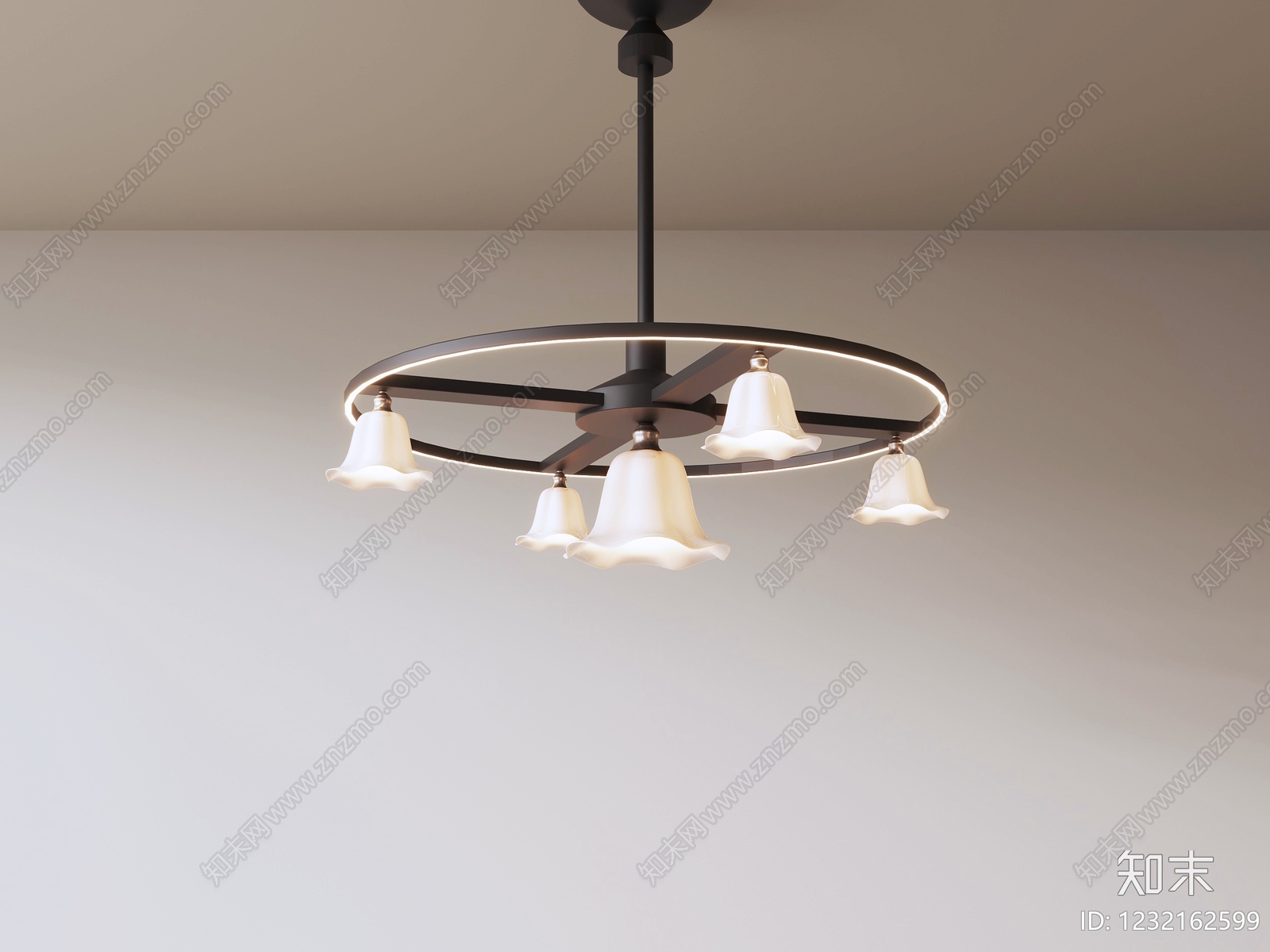 现代简约儿童房吊灯3D模型下载【ID:1232162599】