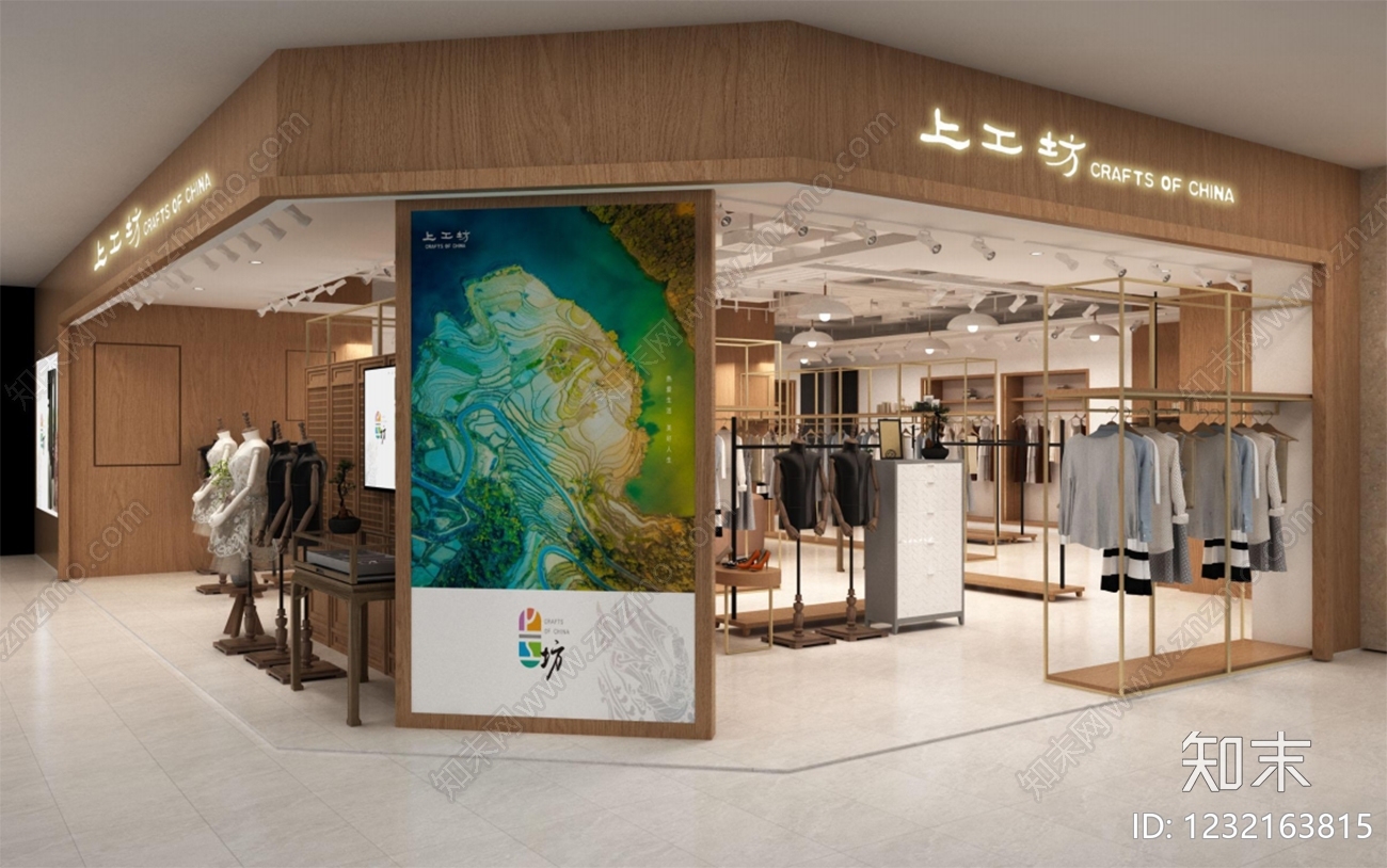 服装店cad施工图下载【ID:1232163815】