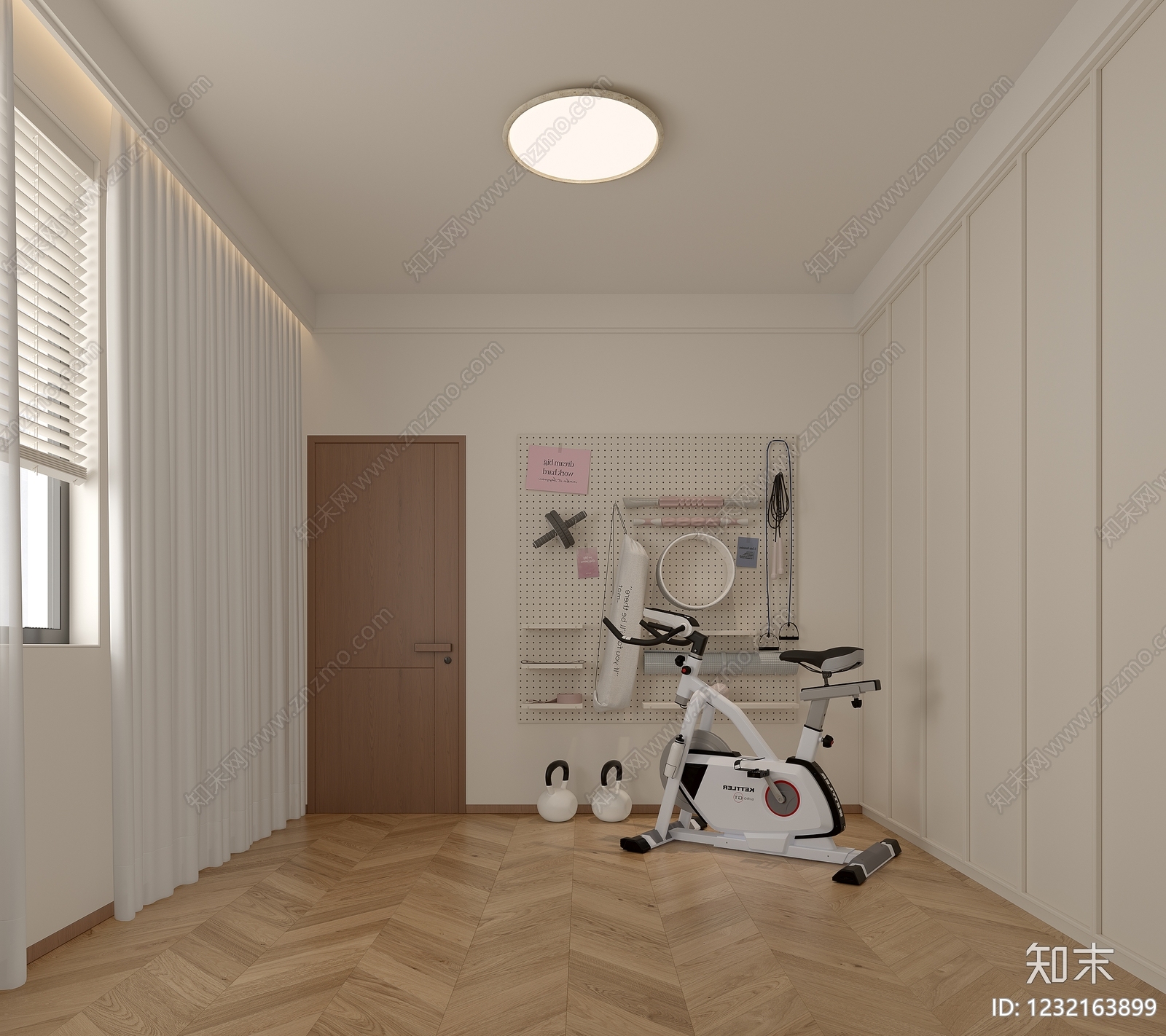 奶油风其他家装3D模型下载【ID:1232163899】