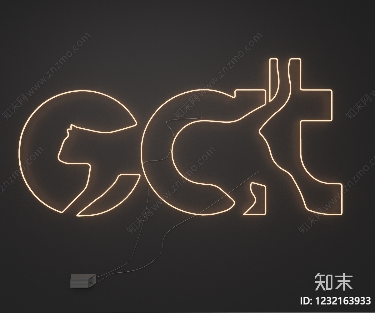 极简艺术装置3D模型下载【ID:1232163933】